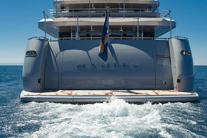 a submarine on the water aboard TALEYA Yacht for Sale