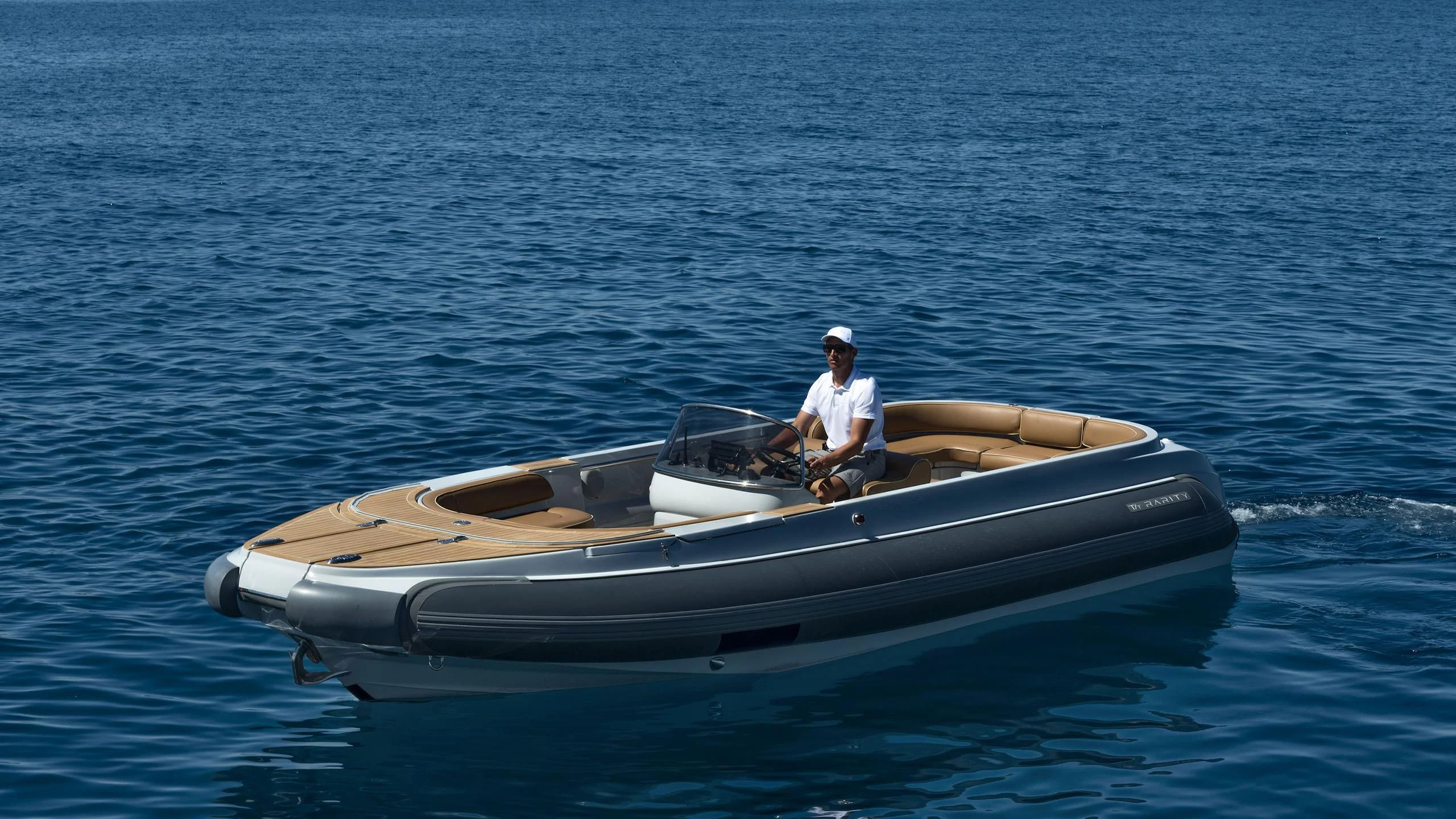a person in a boat aboard TALEYA Yacht for Sale