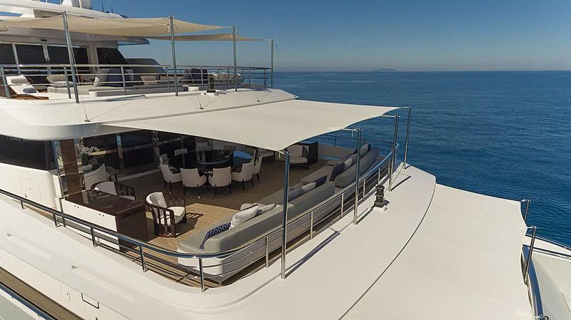 a boat on the water aboard TALEYA Yacht for Sale
