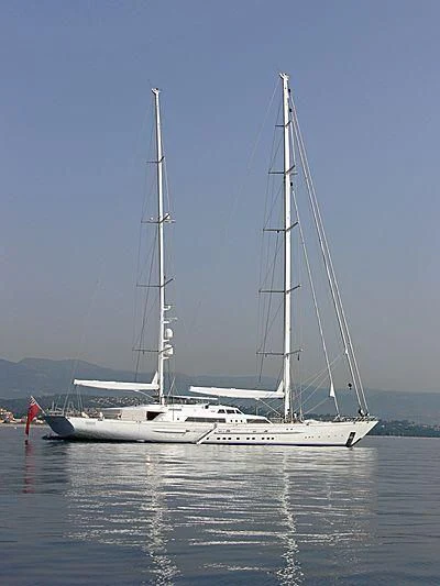 a white boat on the water aboard SPIRIT OF THE C'S Yacht for Charter