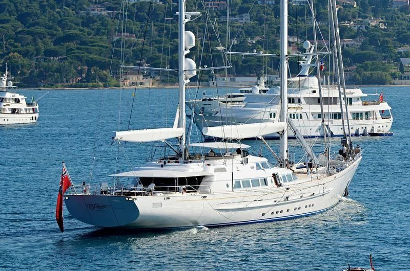a boat on the water aboard SPIRIT OF THE C'S Yacht for Charter