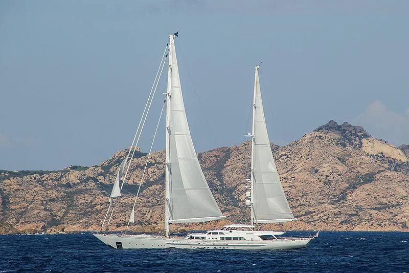 a sailboat on the water aboard SPIRIT OF THE C'S Yacht for Charter