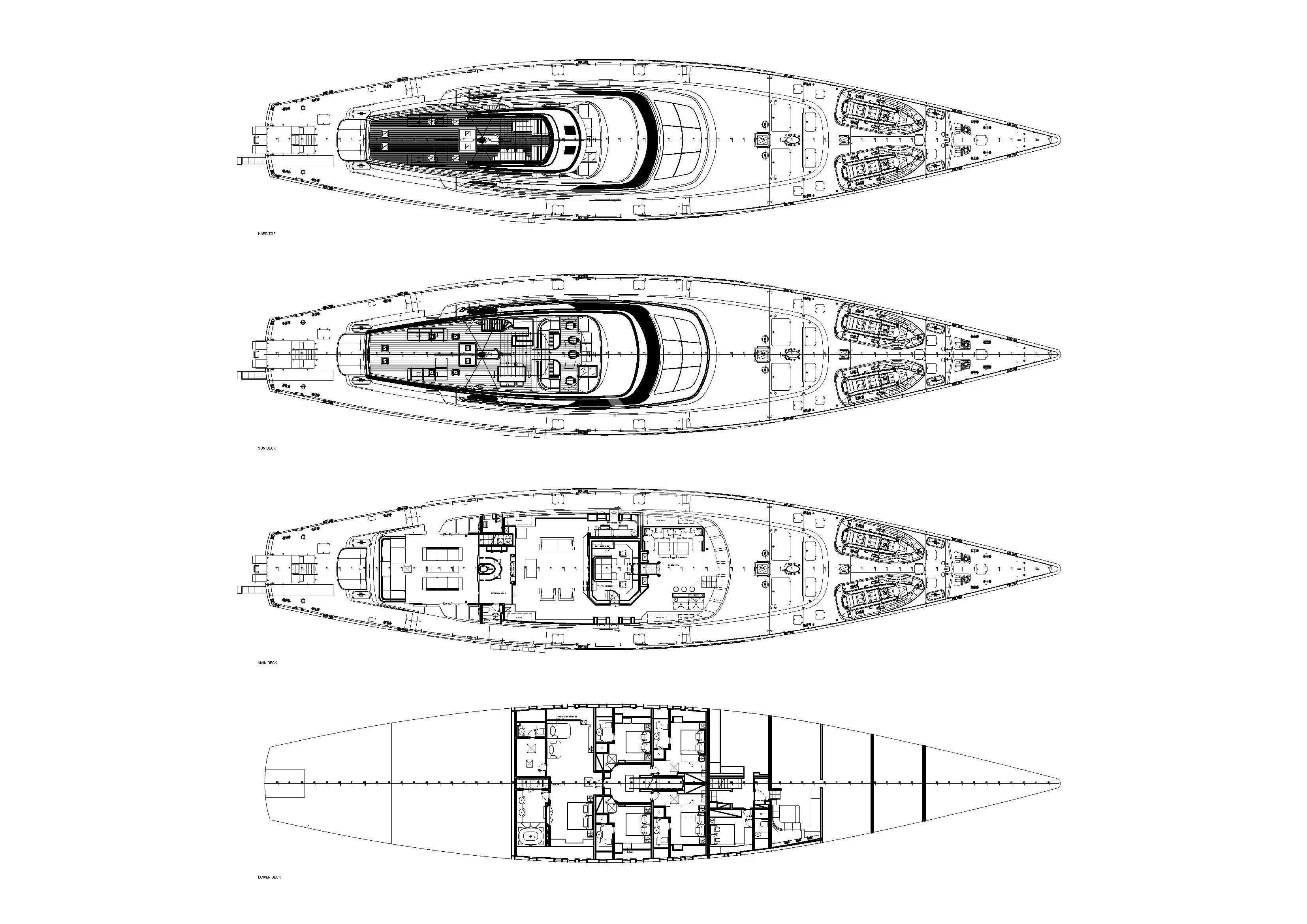 diagram, engineering drawing aboard SPIRIT OF THE C'S Yacht for Charter