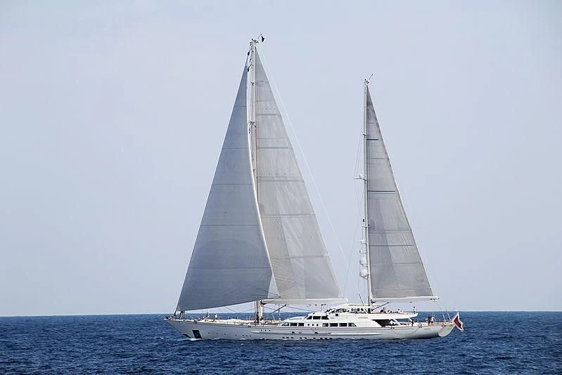 a sailboat on the water aboard SPIRIT OF THE C'S Yacht for Charter
