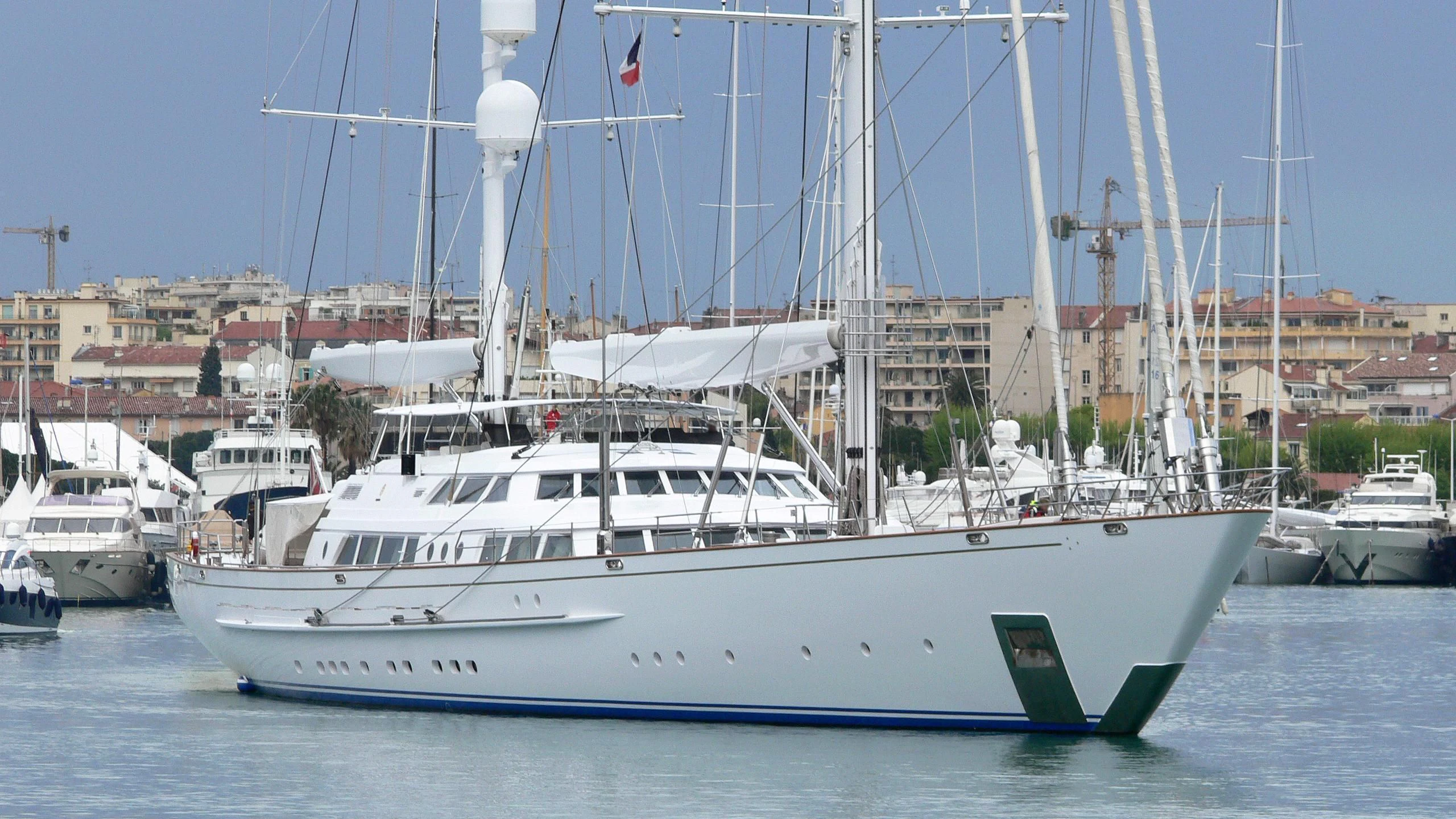 a boat in the water aboard SPIRIT OF THE C'S Yacht for Charter