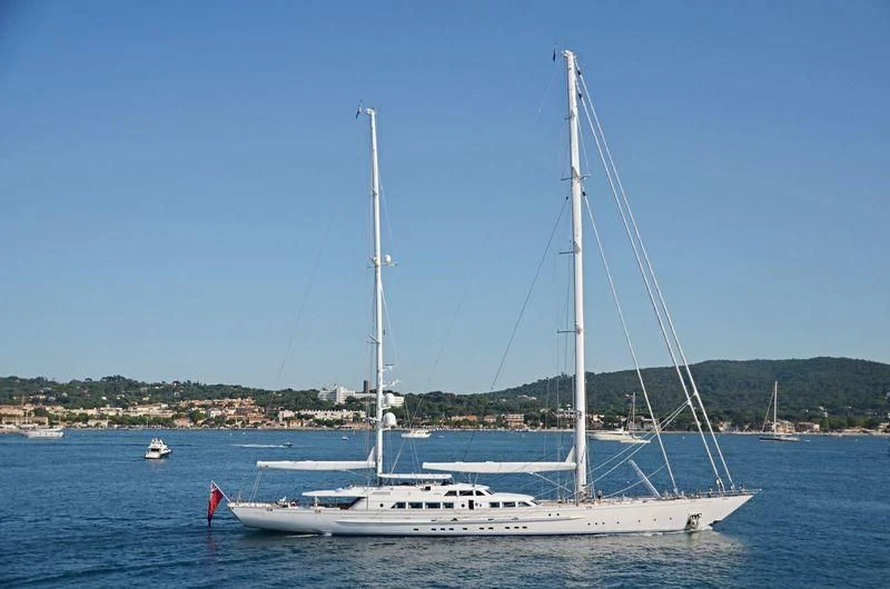 a sailboat on the water aboard SPIRIT OF THE C'S Yacht for Charter