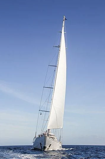 a sailboat on the water aboard SPIRIT OF THE C'S Yacht for Charter