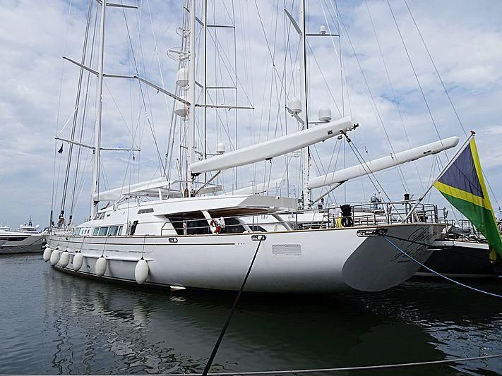 a white boat in the water aboard SPIRIT OF THE C'S Yacht for Charter