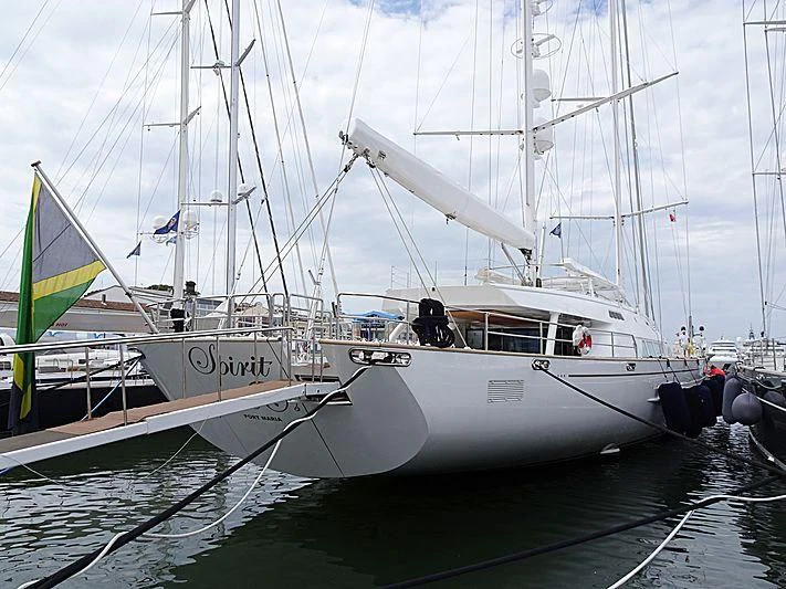 a boat on the water aboard SPIRIT OF THE C'S Yacht for Charter