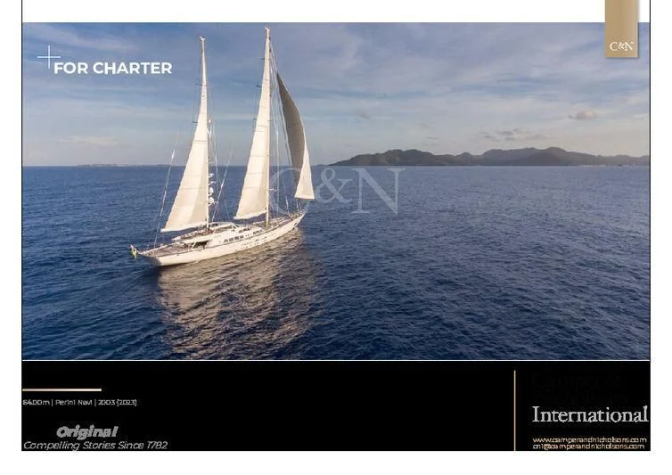 a sailboat on the water aboard SPIRIT OF THE C'S Yacht for Charter