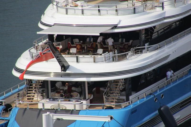 a boat with people on it aboard MADAME GU Yacht for Sale