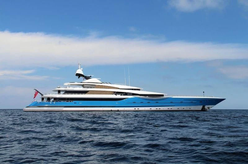 a boat in the water aboard MADAME GU Yacht for Sale