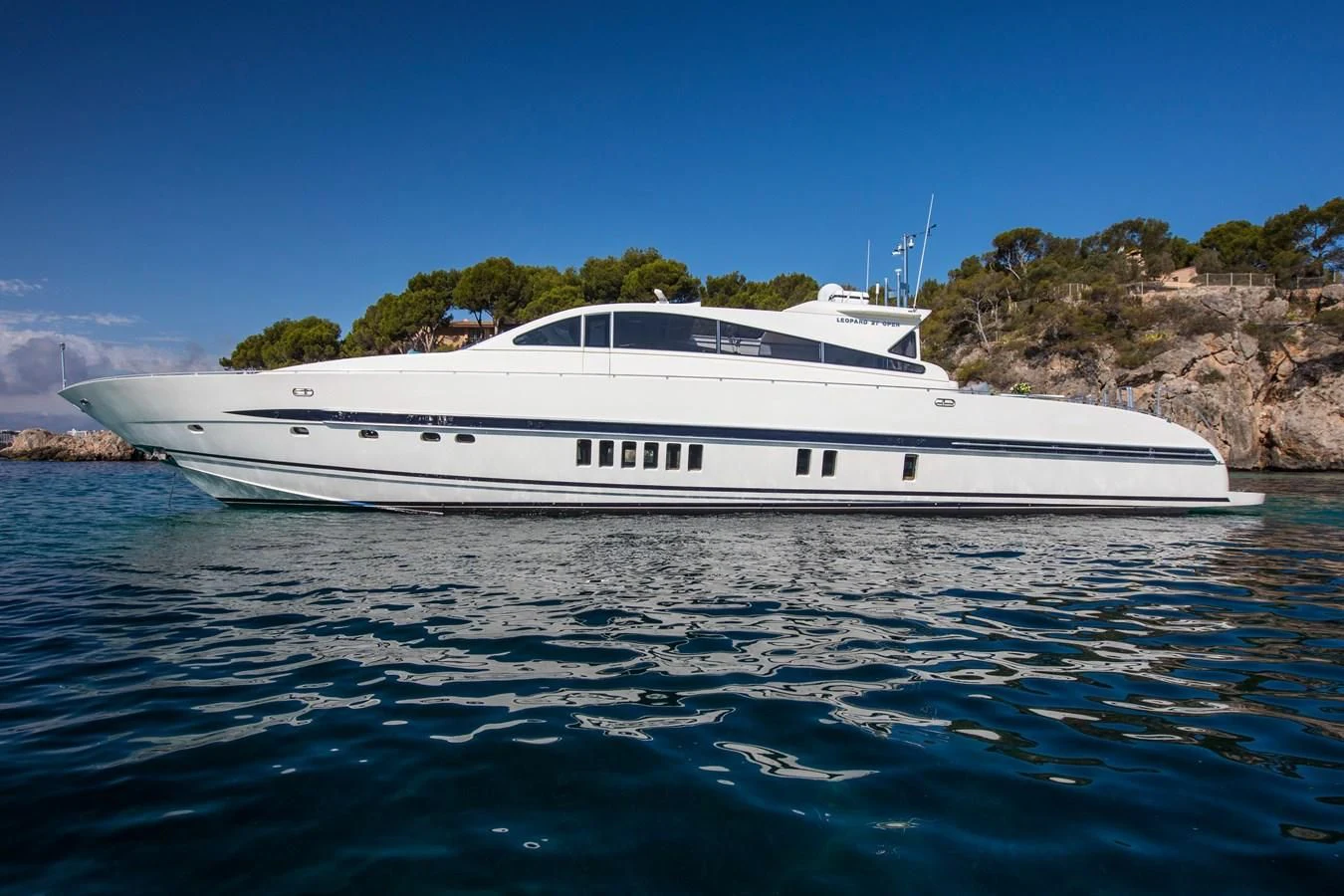 a boat in the water aboard CITA Yacht for Sale