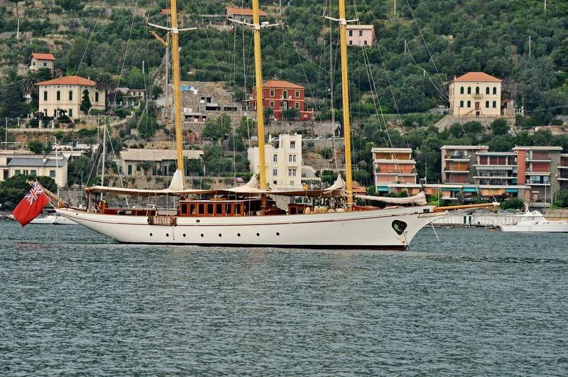 a boat on the water aboard YANIKA Yacht for Sale