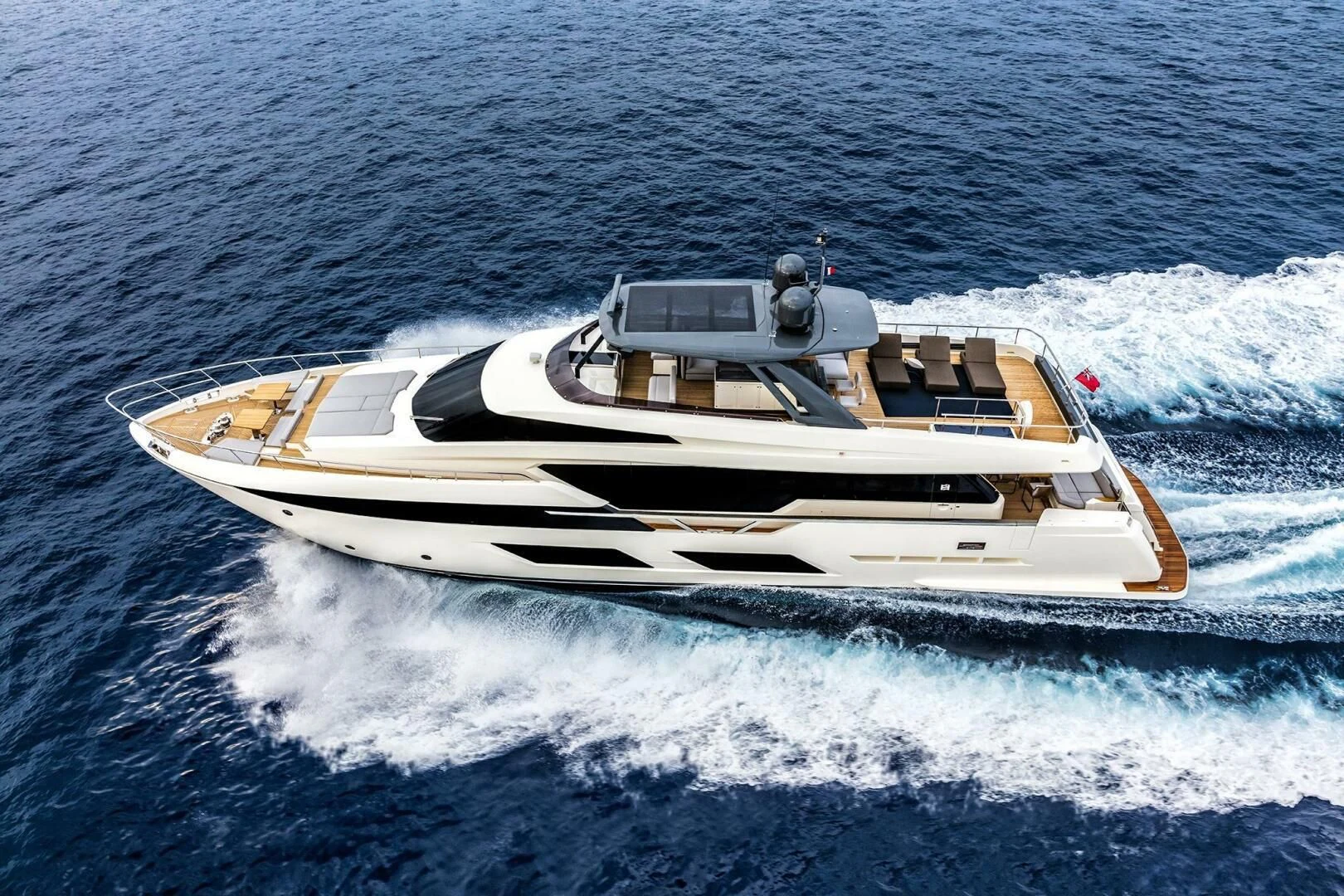 a boat on the water aboard SILHOUETTE Yacht for Sale