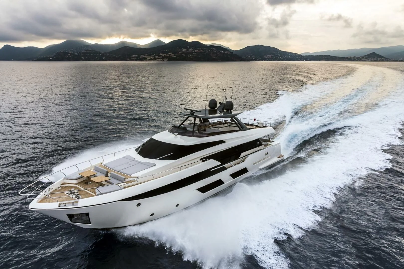 a boat on the water aboard SILHOUETTE Yacht for Sale