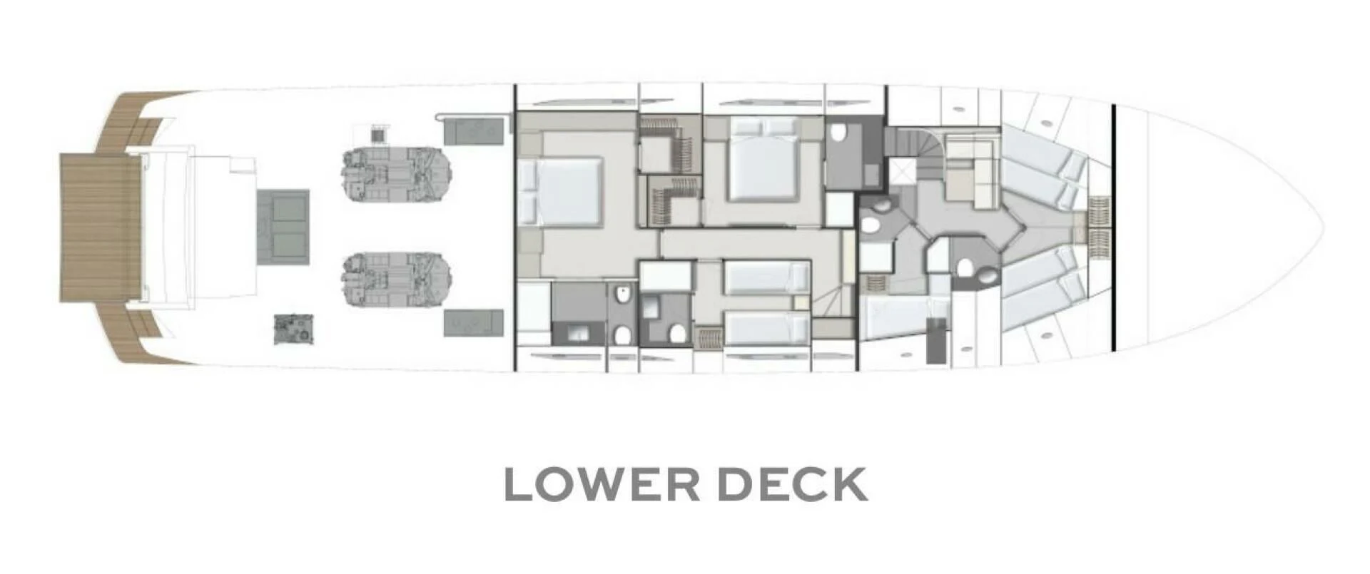 diagram, engineering drawing aboard SILHOUETTE Yacht for Sale