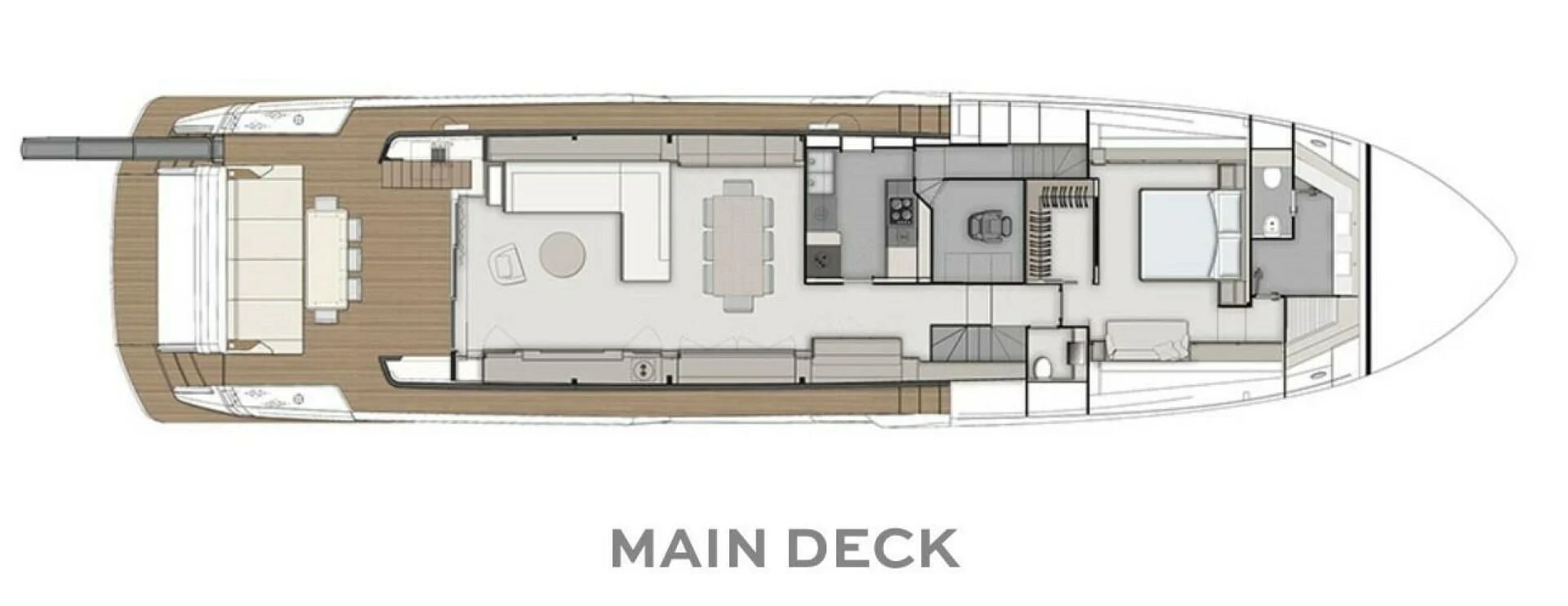 diagram, engineering drawing aboard SILHOUETTE Yacht for Sale