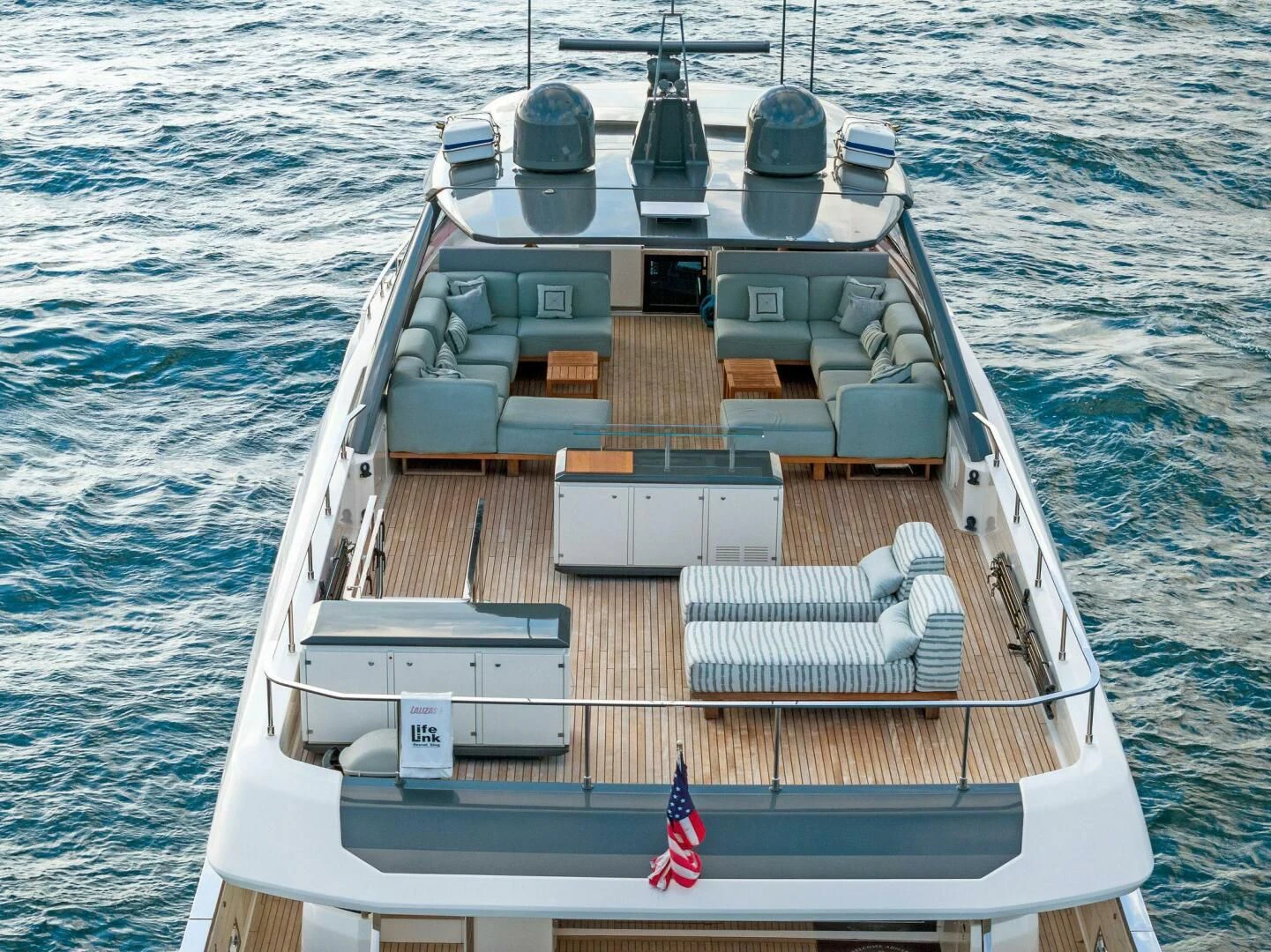 a boat on the water aboard SILHOUETTE Yacht for Sale