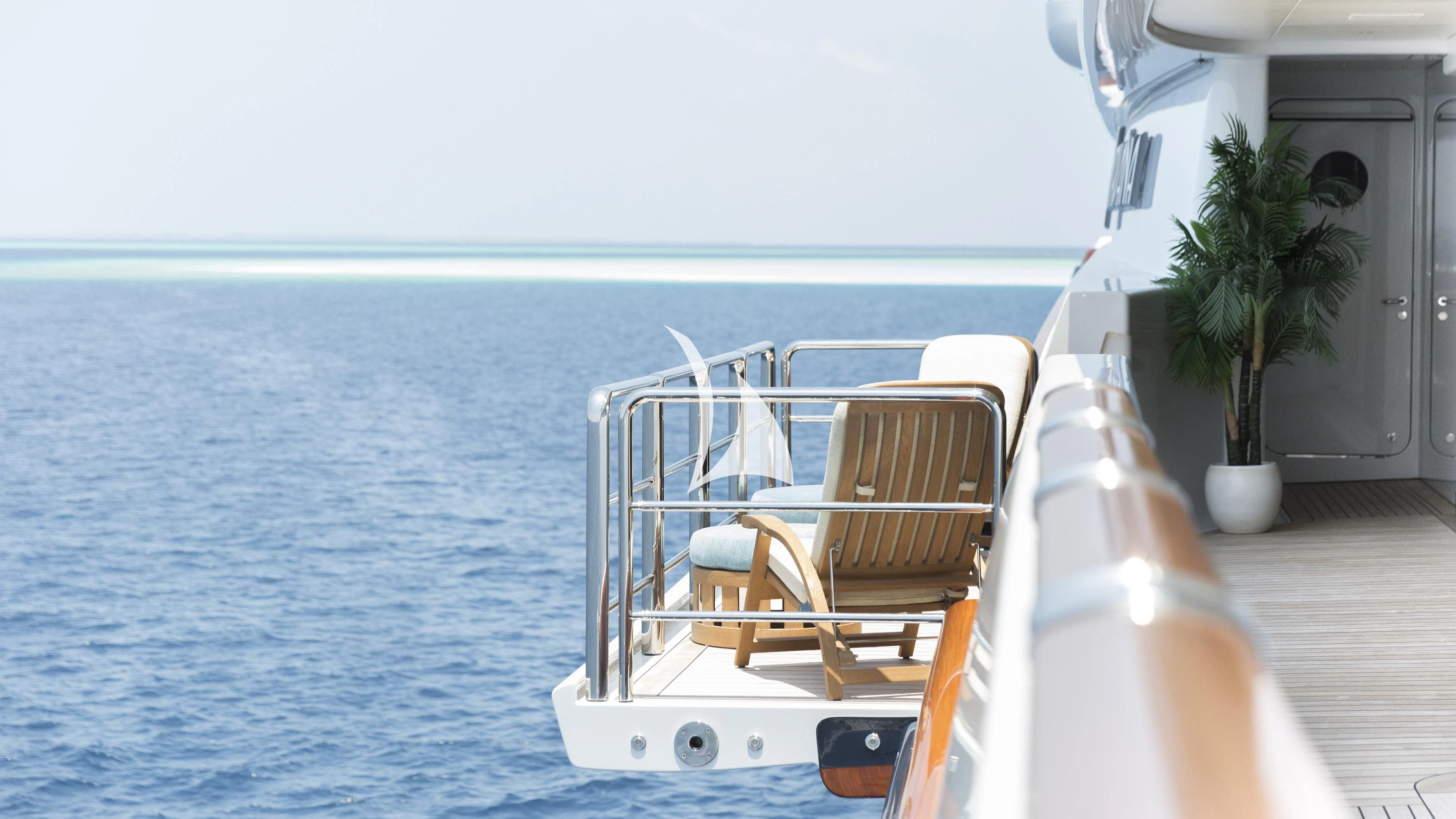 a boat on the water aboard NIRVANA Yacht for Sale