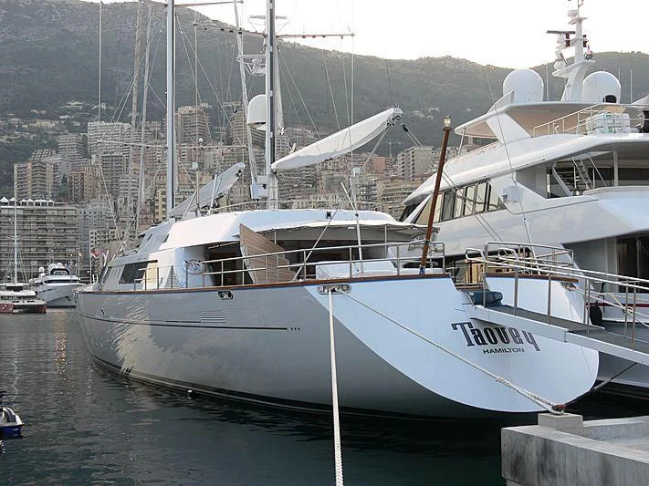 a boat in the water aboard TAOUEY Yacht for Sale
