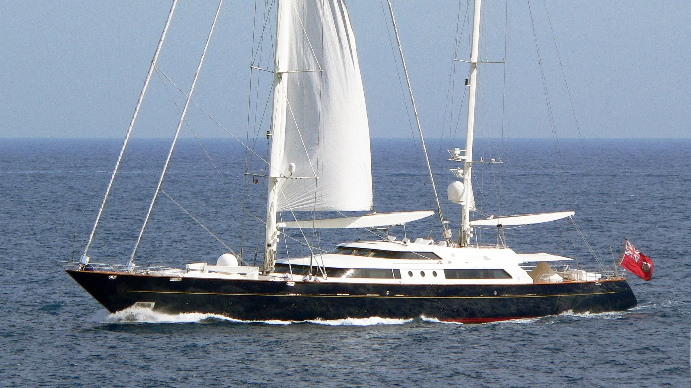 a sailboat on the water aboard TAOUEY Yacht for Sale
