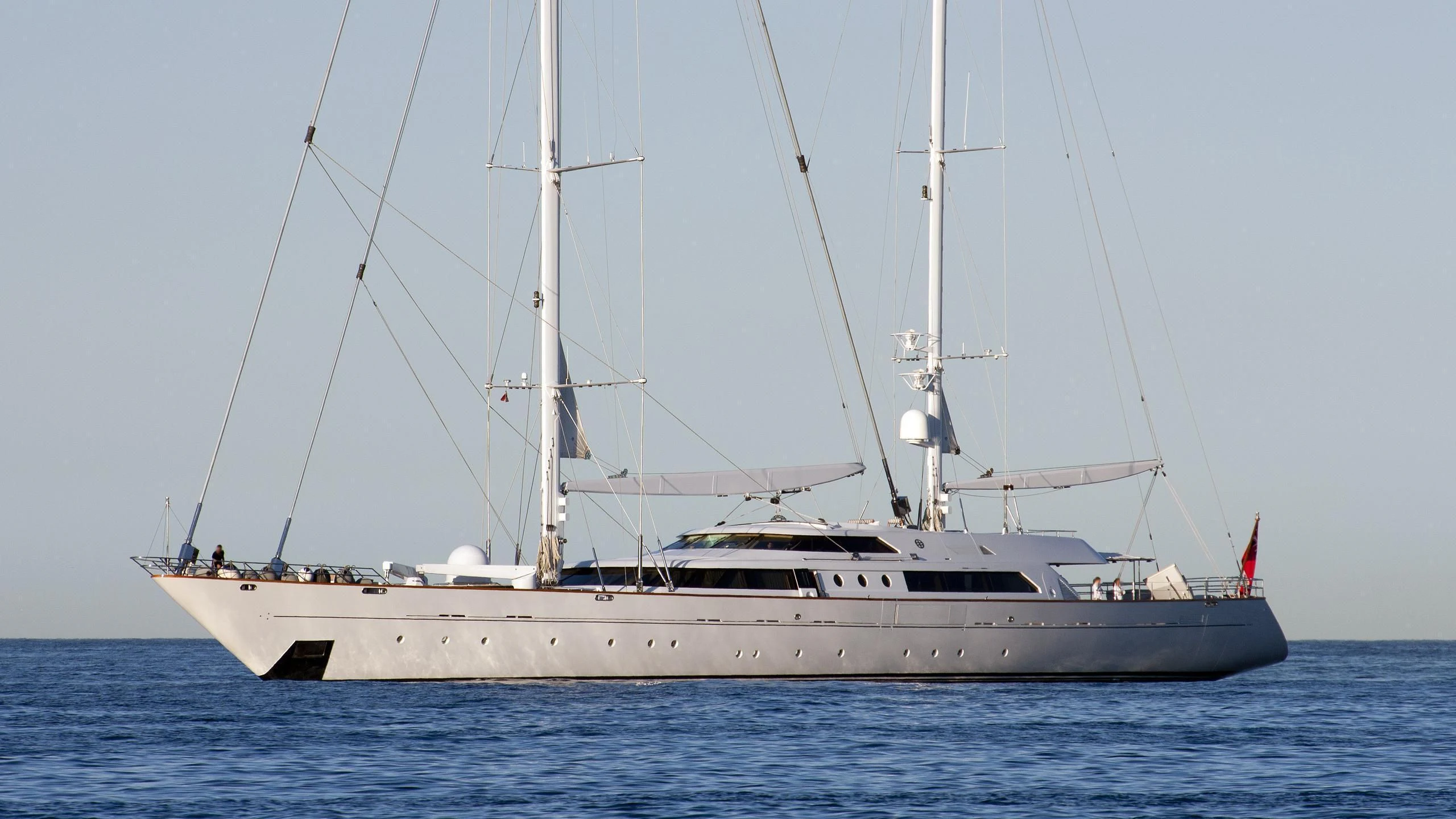 a boat in the water aboard TAOUEY Yacht for Sale