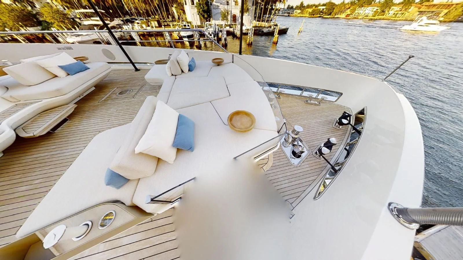 a boat on the water aboard VOLO MARE Yacht for Charter