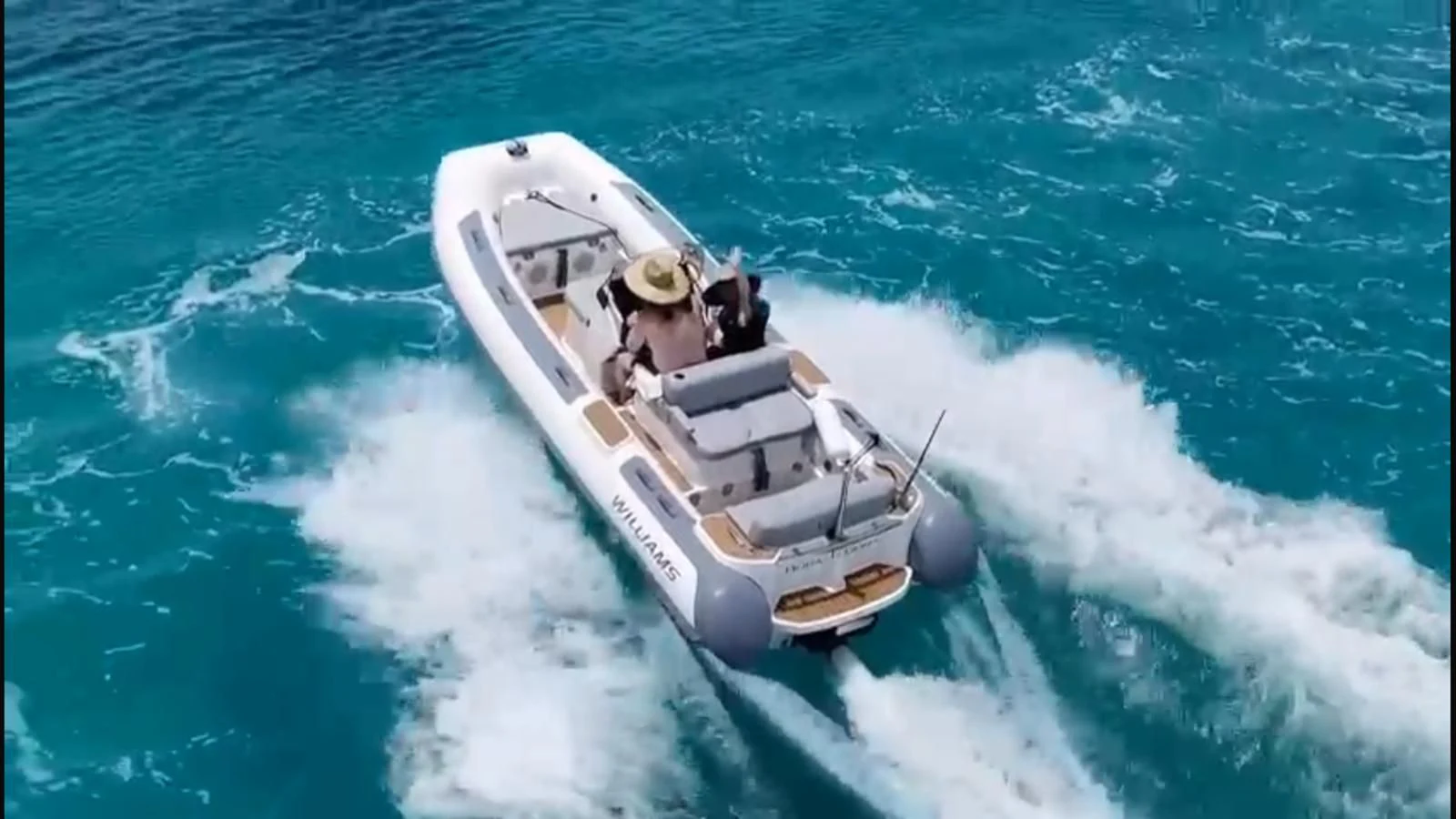 a boat in the water aboard VOLO MARE Yacht for Charter