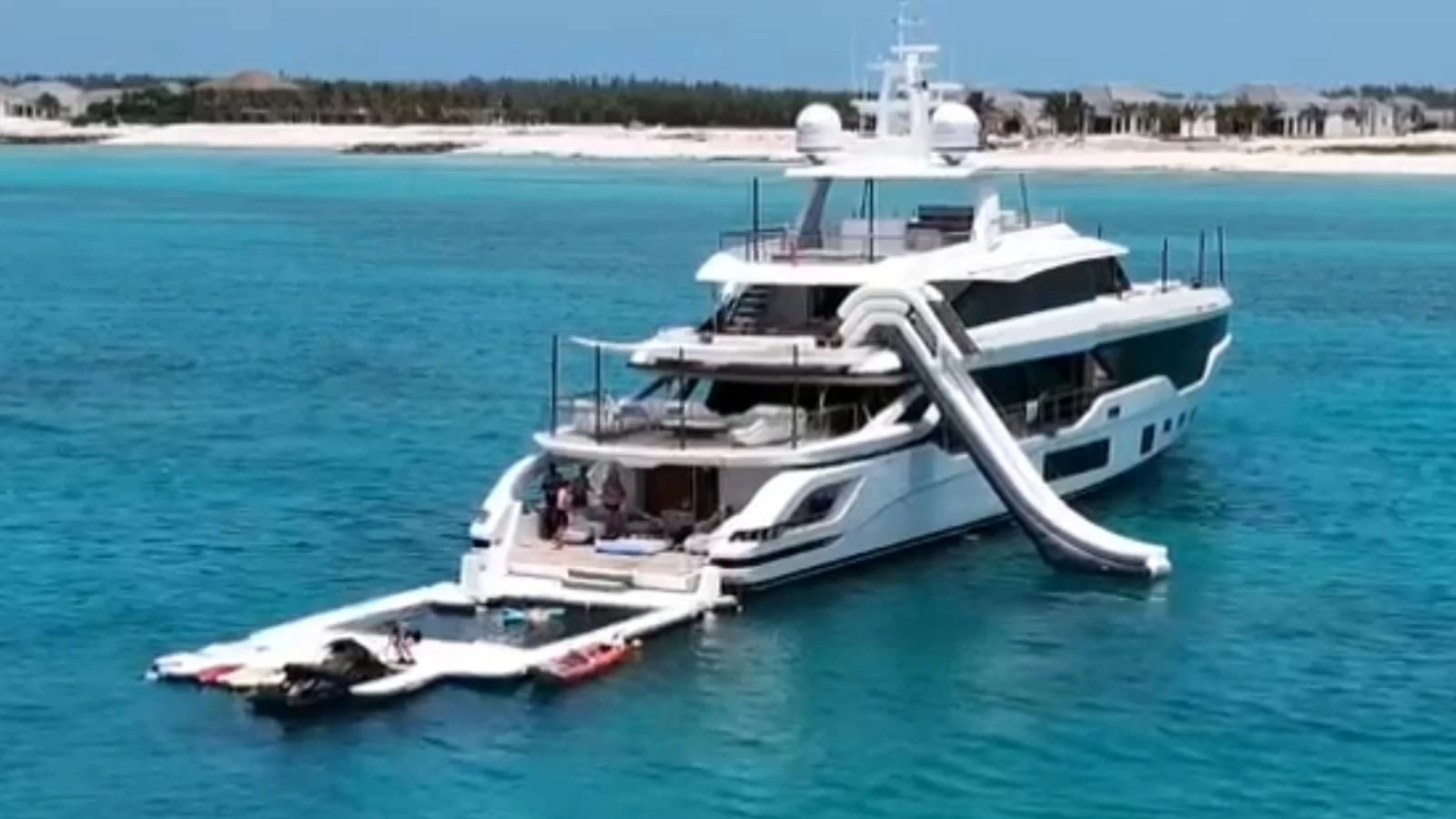 a boat on the water aboard VOLO MARE Yacht for Charter