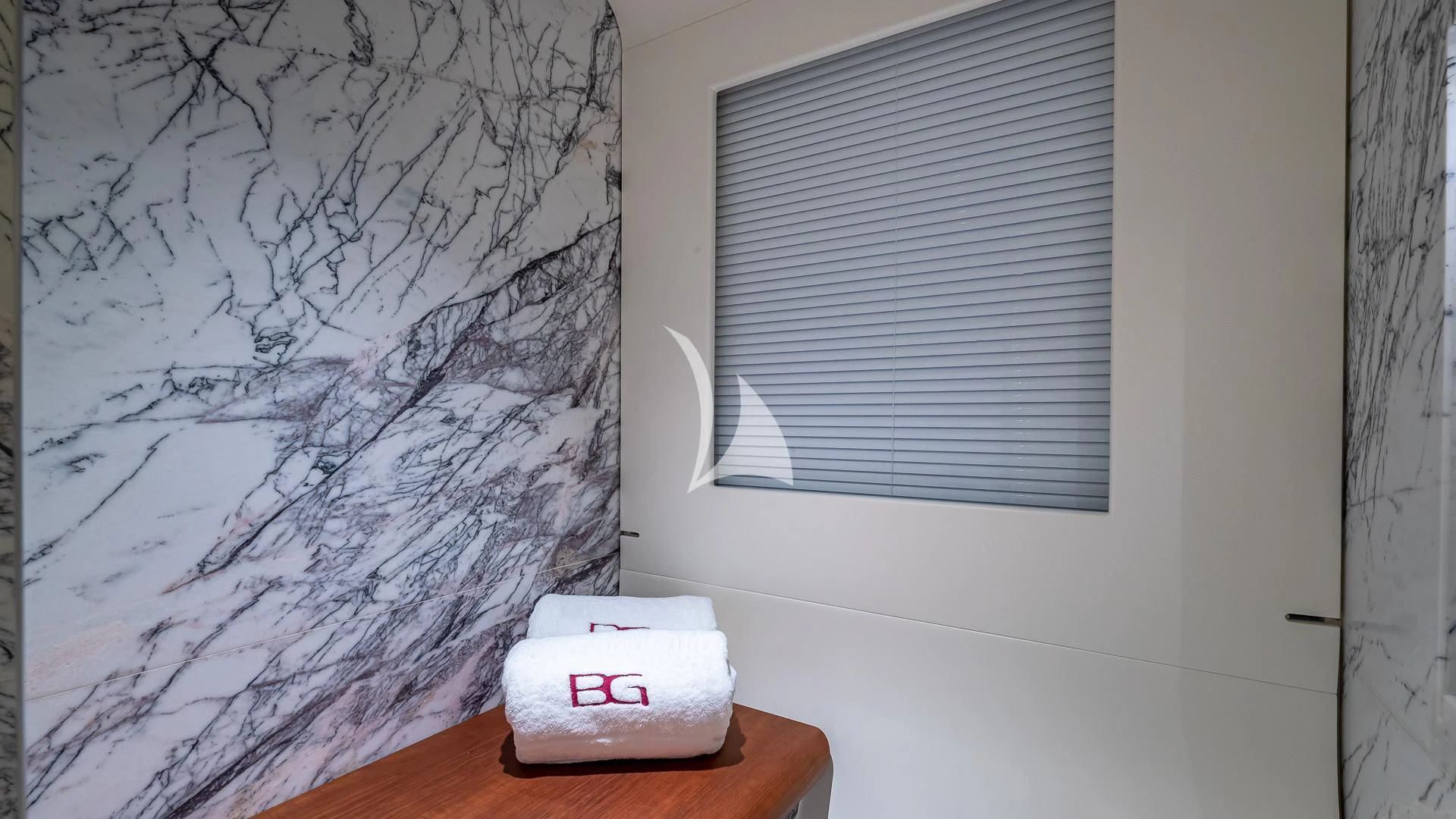 a white box on a table aboard VOLO MARE Yacht for Charter