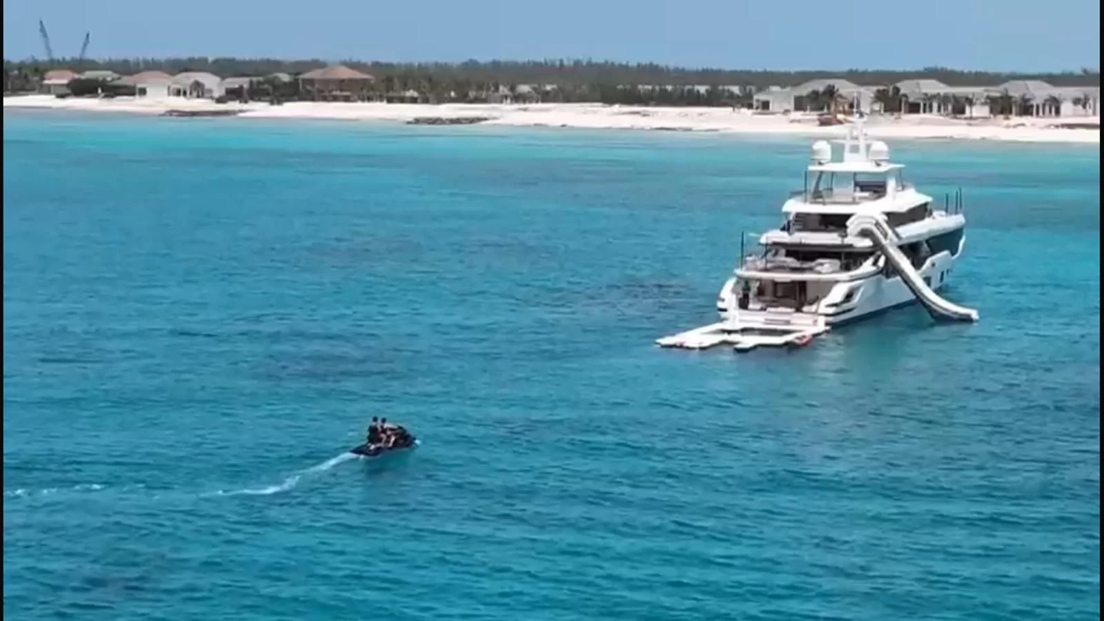 a boat sailing on the water aboard VOLO MARE Yacht for Charter
