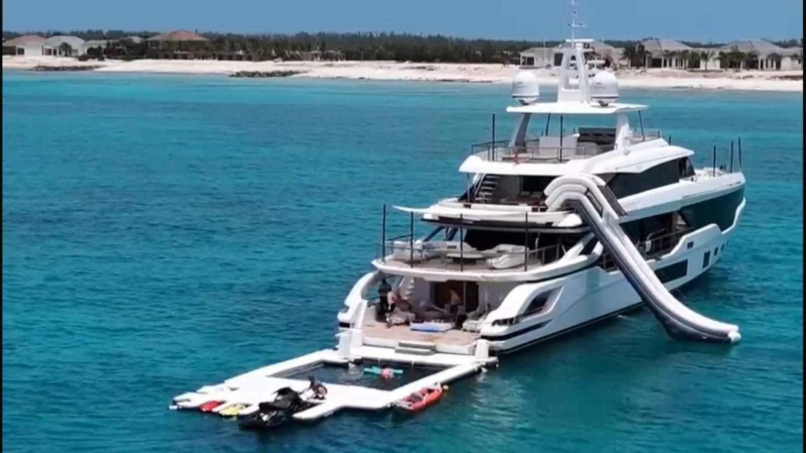 a boat on the water aboard VOLO MARE Yacht for Charter
