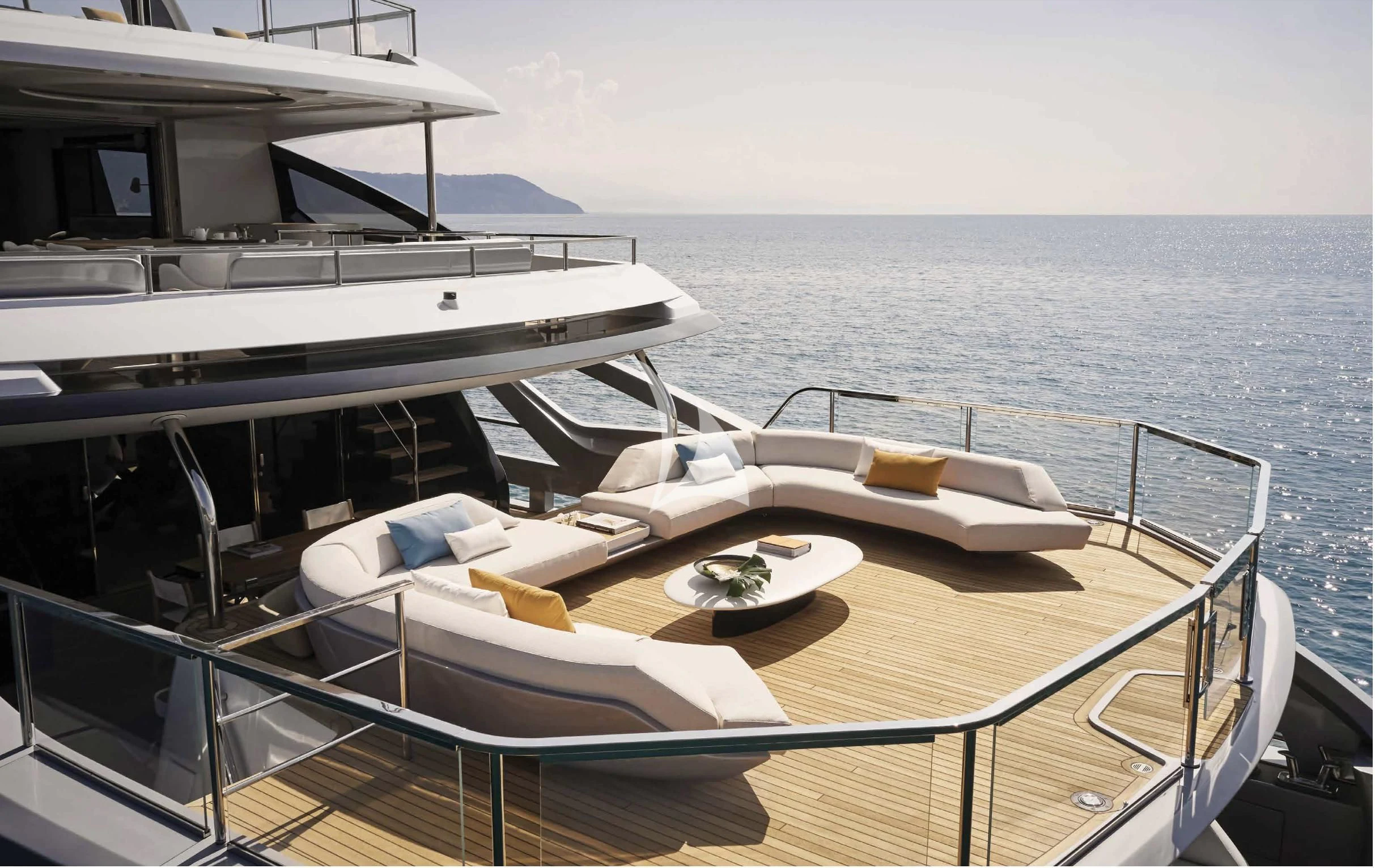 a boat on the water aboard VOLO MARE Yacht for Charter