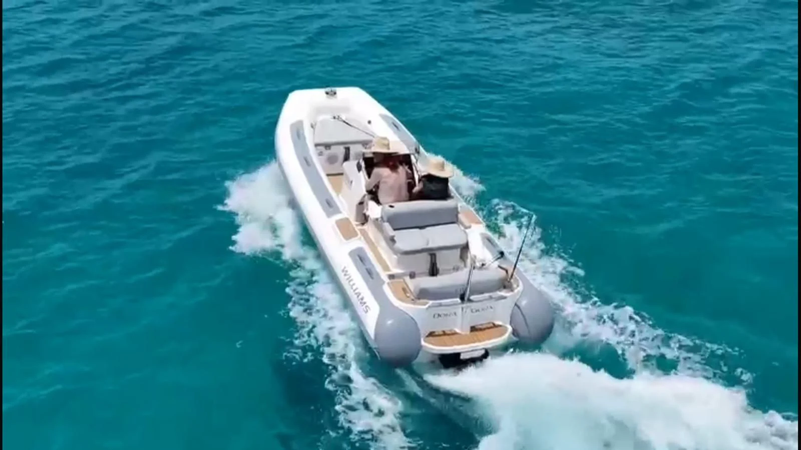 a boat on the water aboard VOLO MARE Yacht for Charter