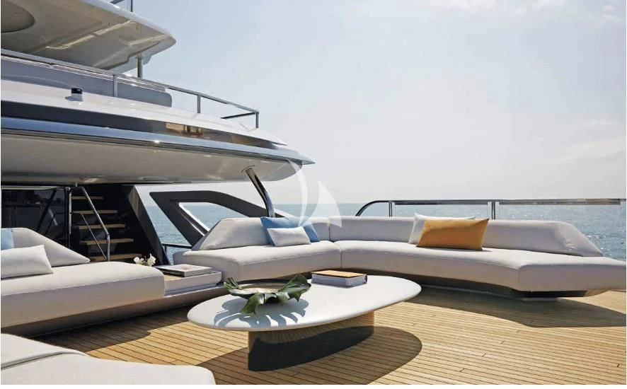 a boat on the water aboard VOLO MARE Yacht for Charter