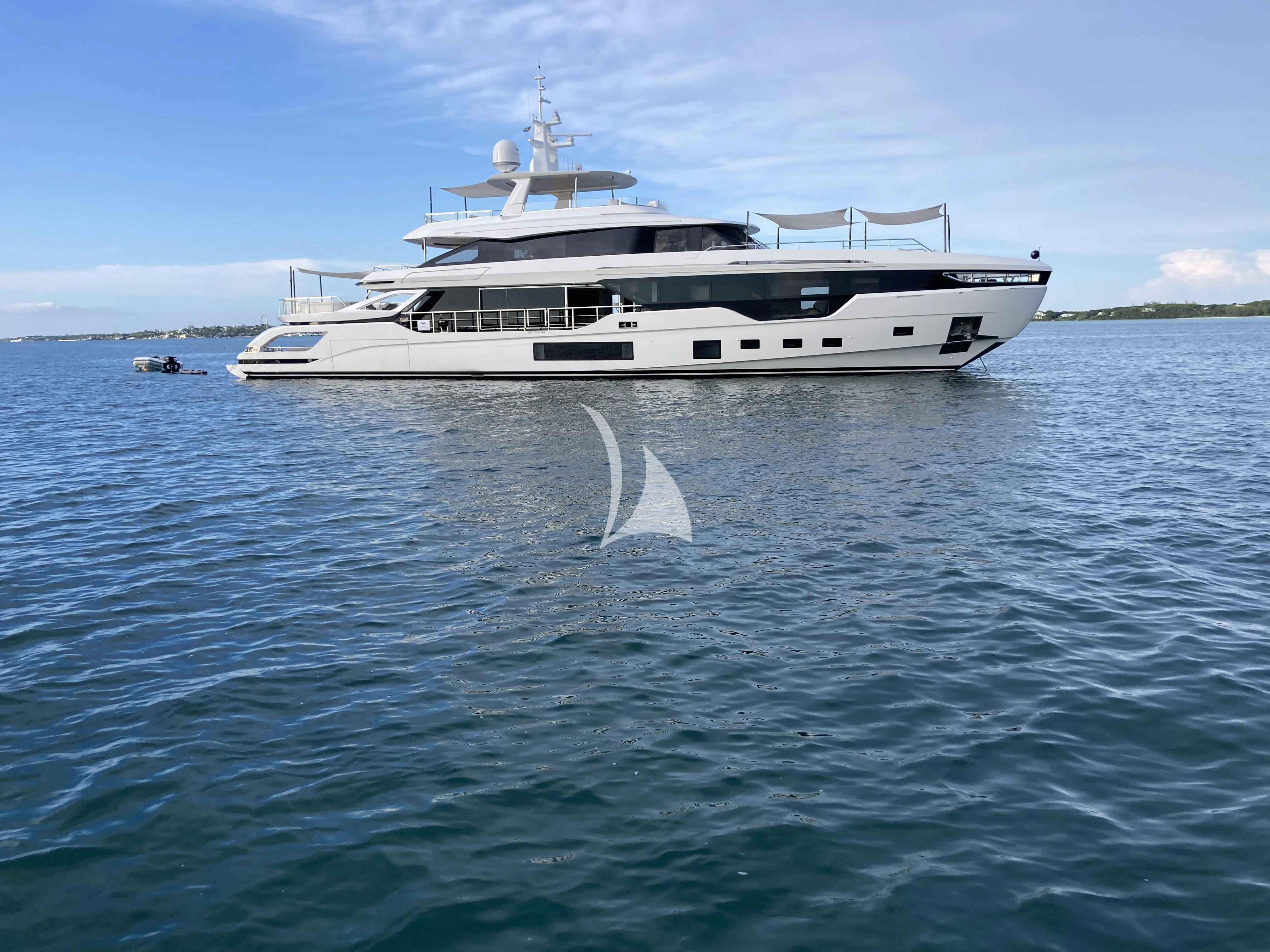 a boat in the water aboard VOLO MARE Yacht for Charter