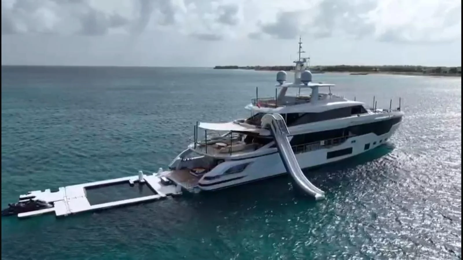 a boat on the water aboard VOLO MARE Yacht for Charter