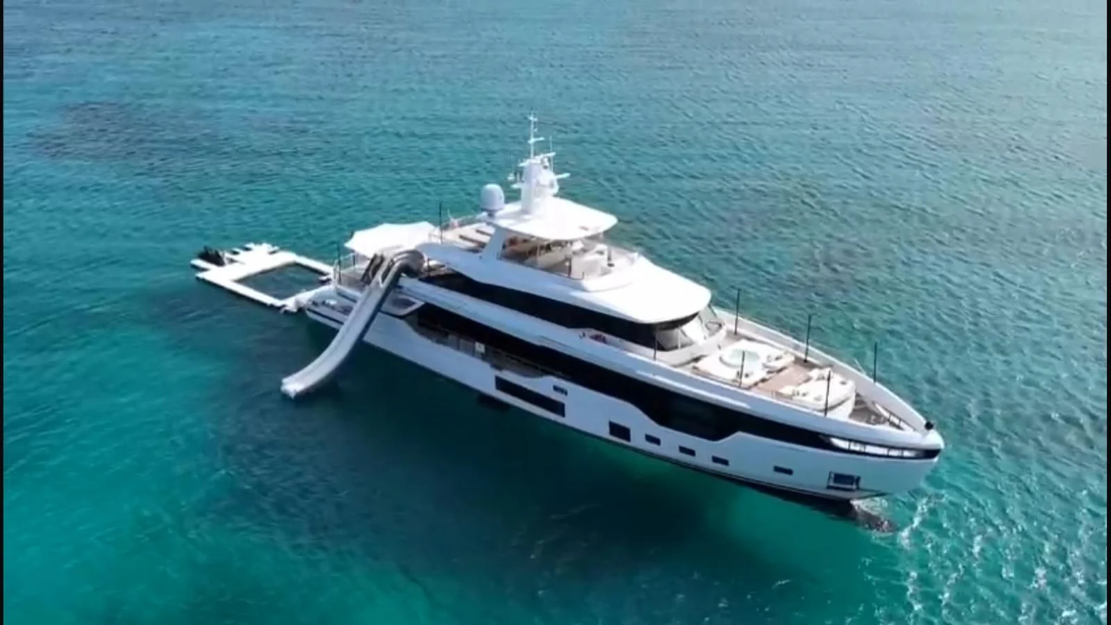 a boat in the water aboard VOLO MARE Yacht for Charter