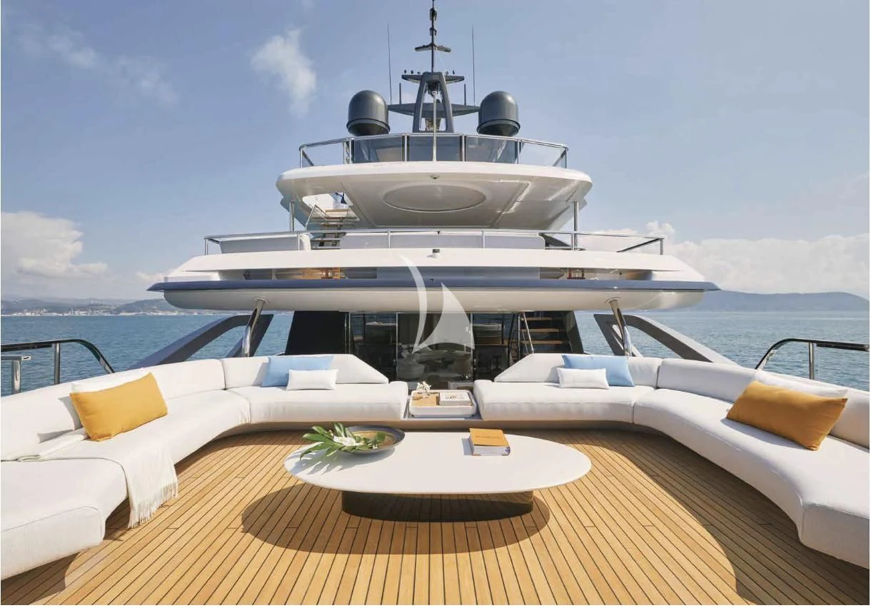 a boat on the water aboard VOLO MARE Yacht for Charter