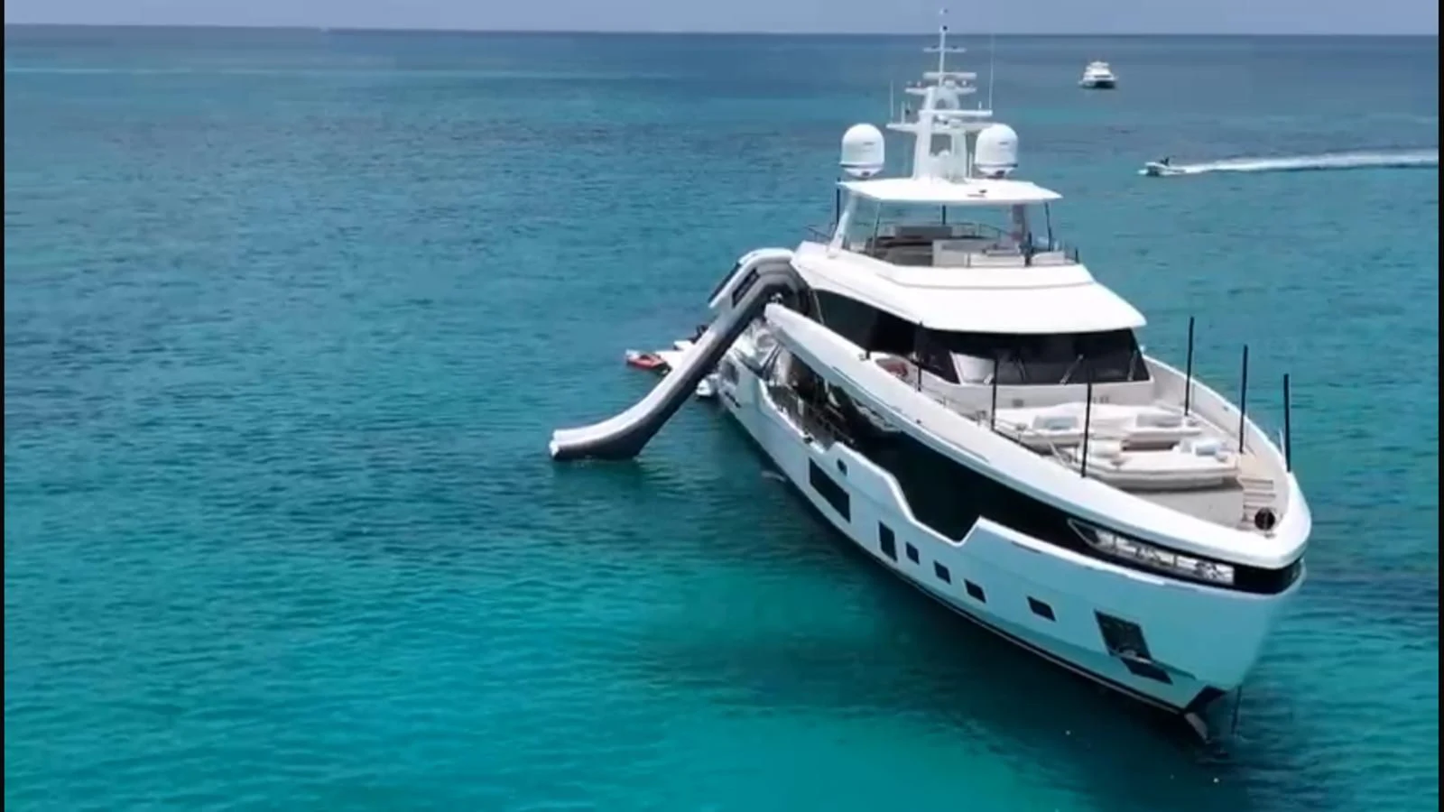 a boat in the water aboard VOLO MARE Yacht for Charter