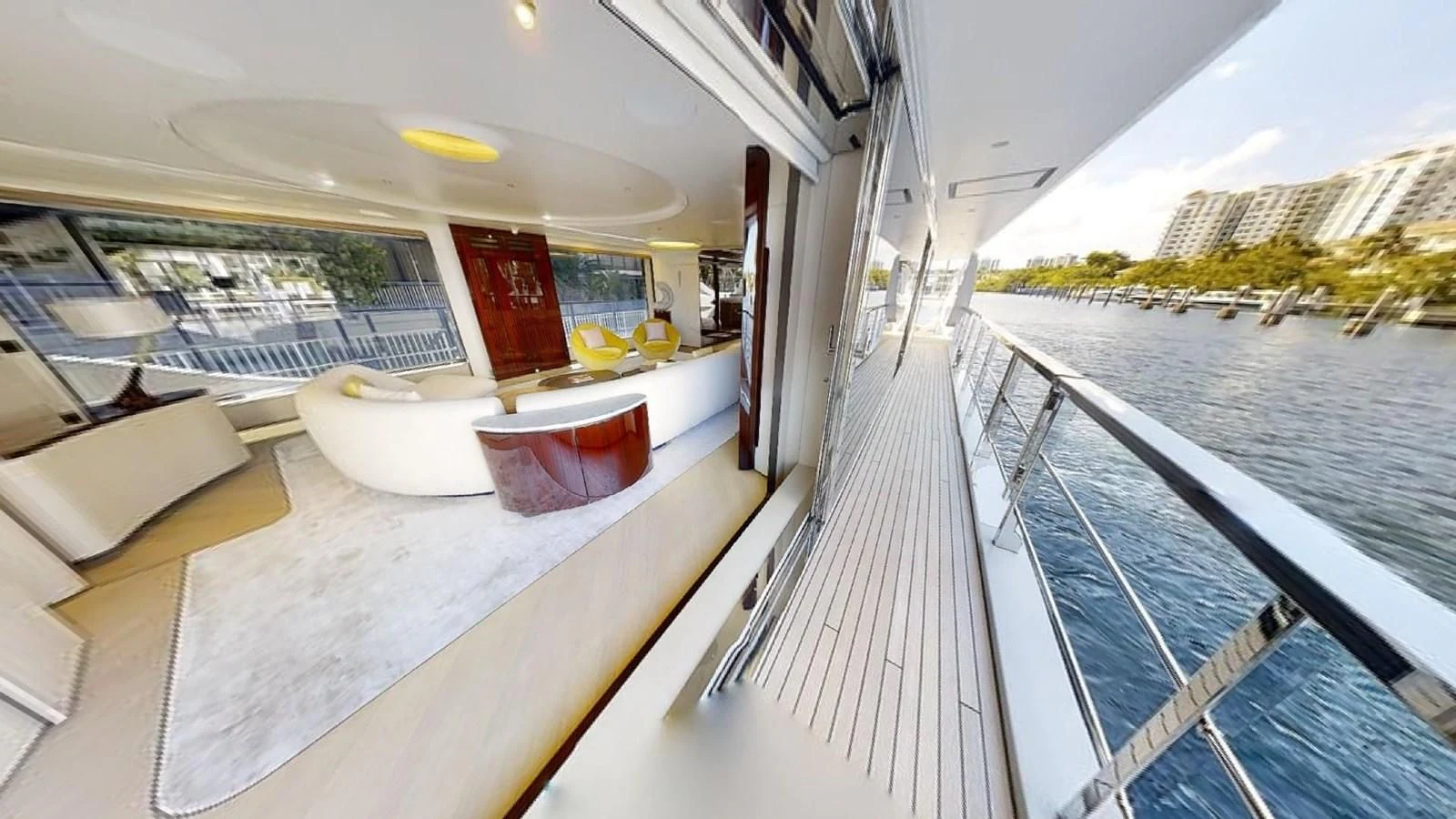a boat on the water aboard VOLO MARE Yacht for Charter