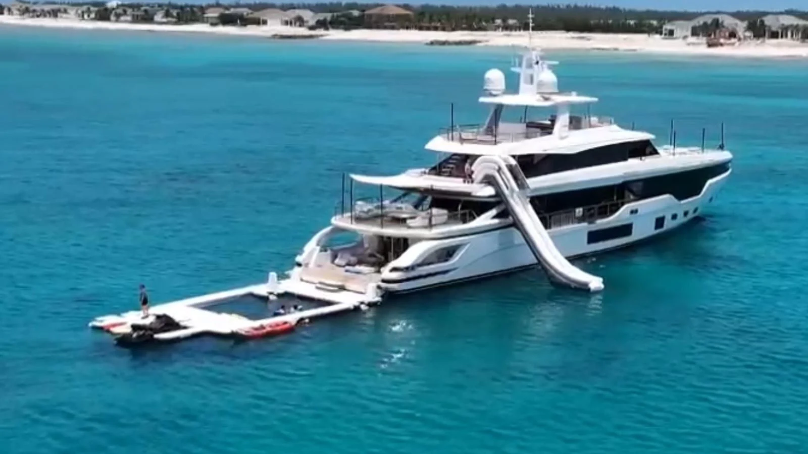 a boat on the water aboard VOLO MARE Yacht for Charter