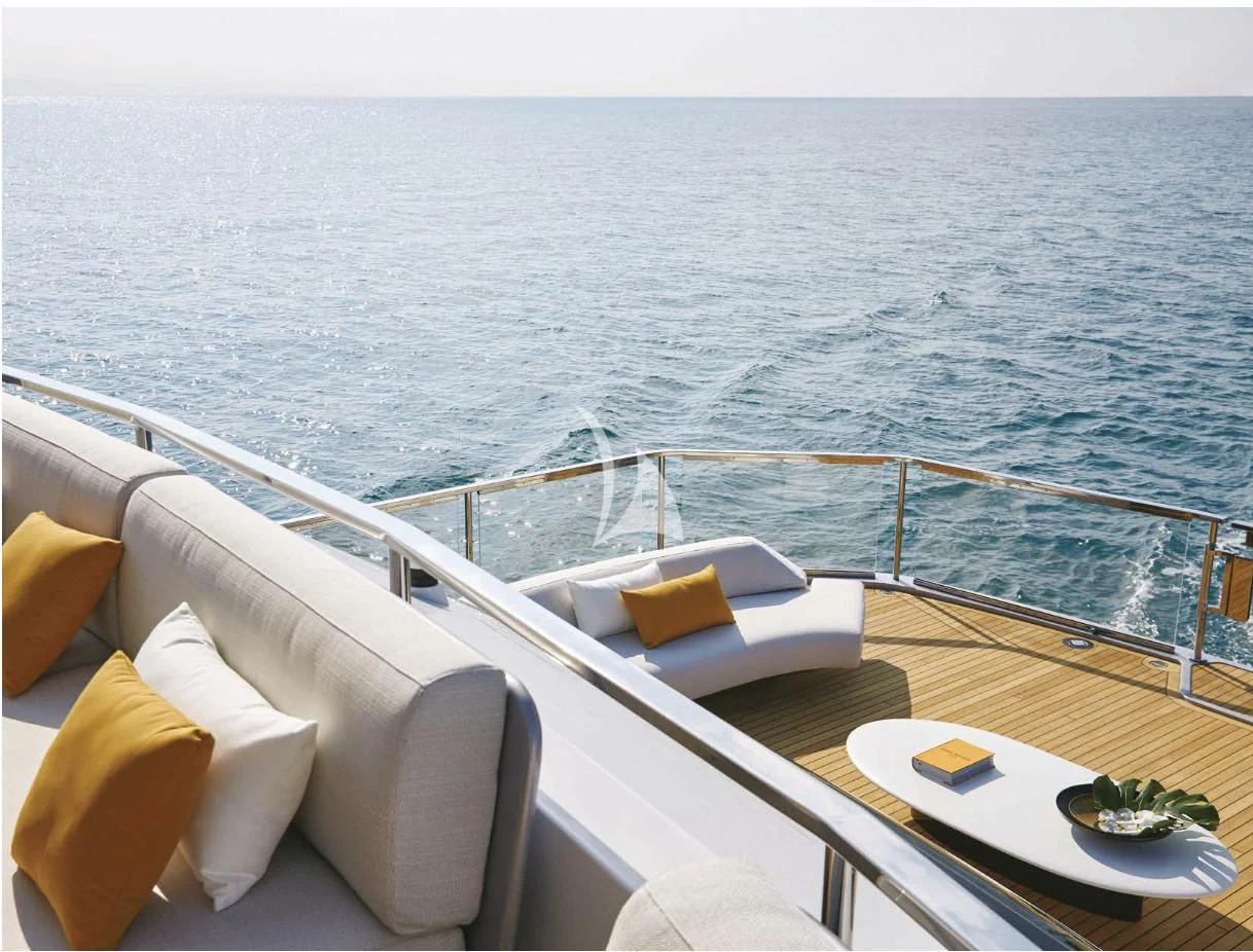 a boat on the water aboard VOLO MARE Yacht for Charter