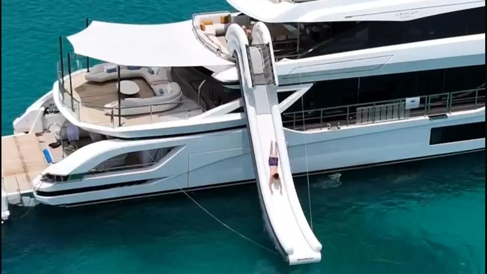 a boat on the water aboard VOLO MARE Yacht for Charter