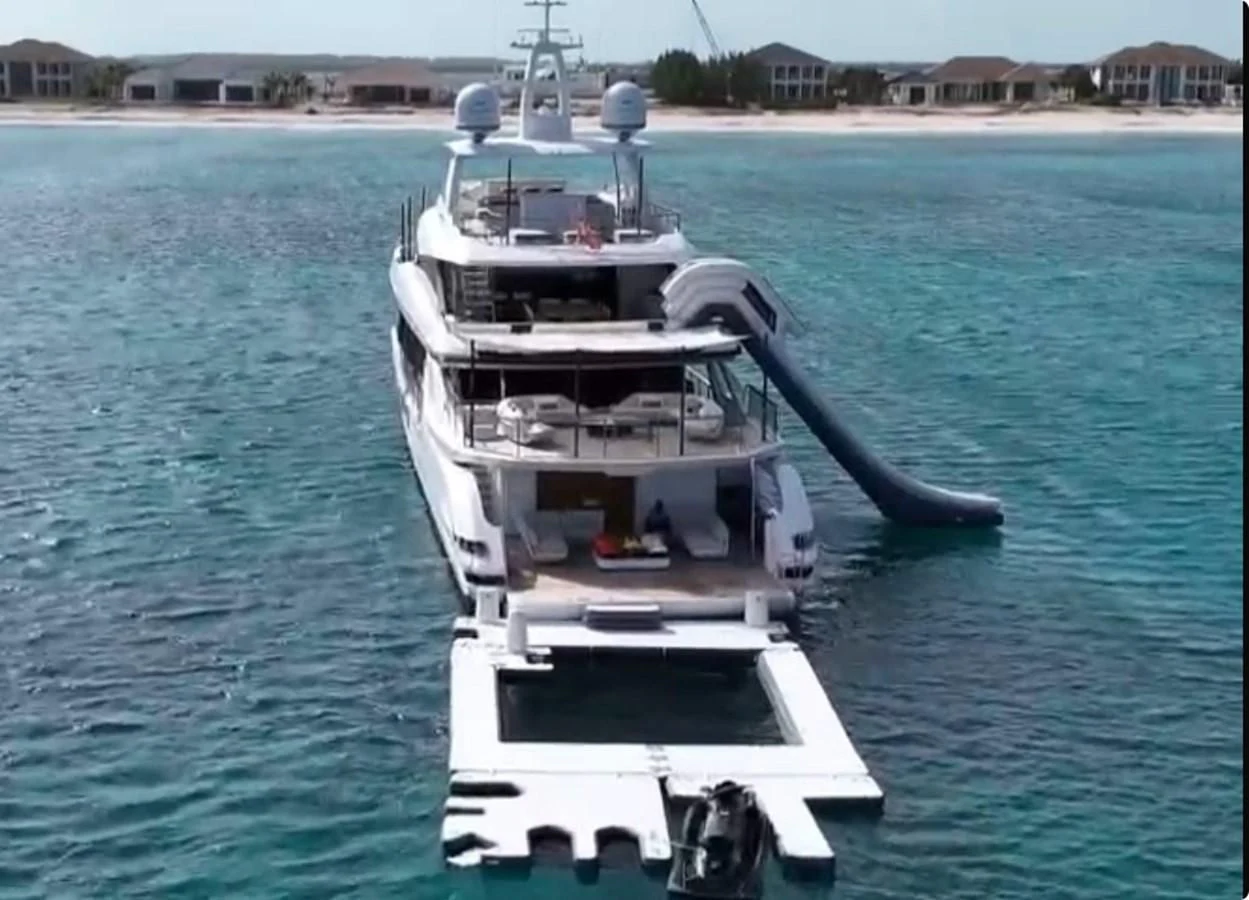 a boat on the water aboard VOLO MARE Yacht for Charter