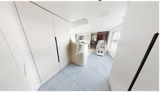 a room with a toilet and a sink aboard VOLO MARE Yacht for Charter