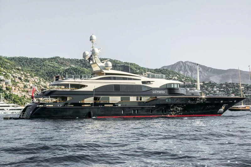 a large ship on the water aboard AUSTRALIA Yacht for Sale