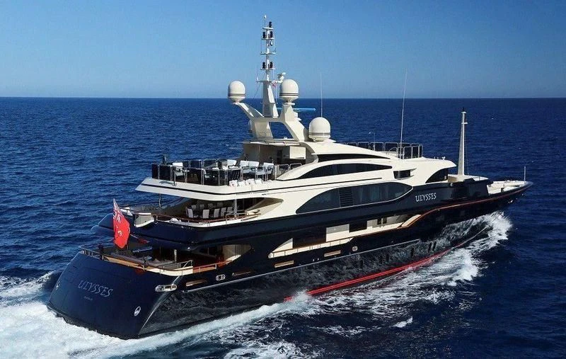 a boat on the water aboard AUSTRALIA Yacht for Sale