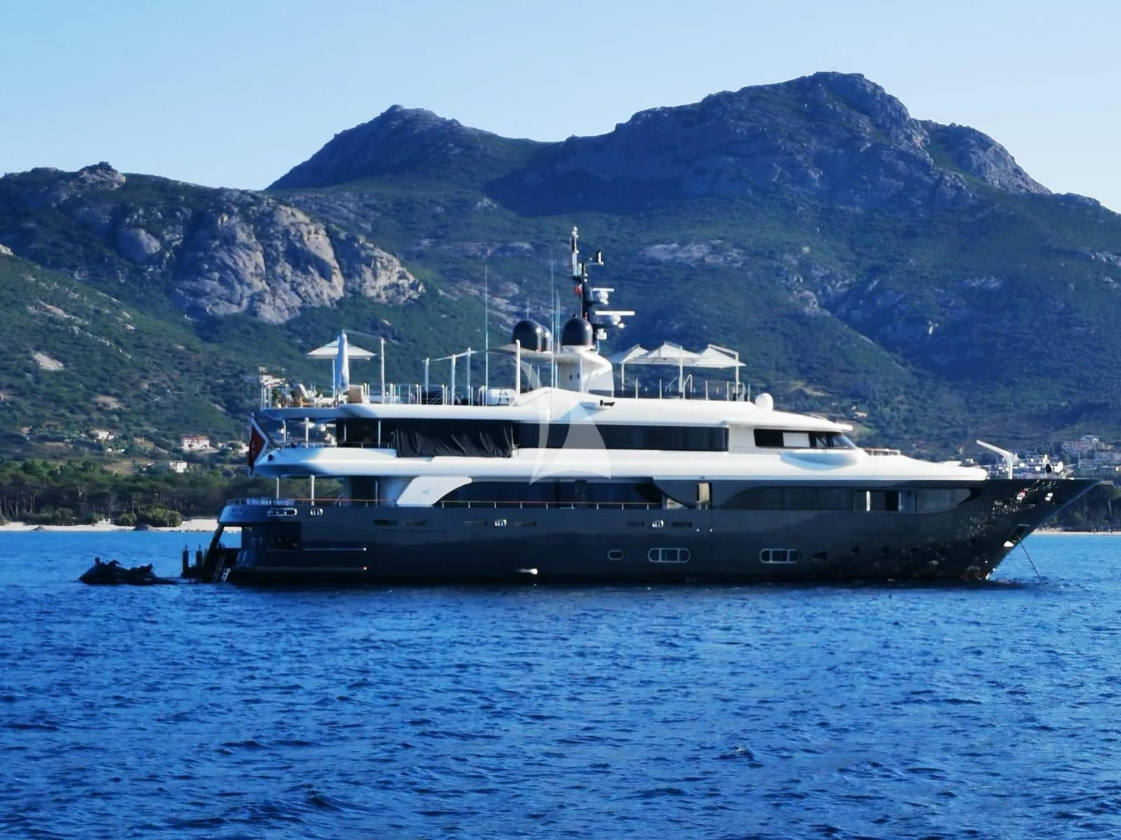 a boat on the water aboard LADY TRUDY Yacht for Charter